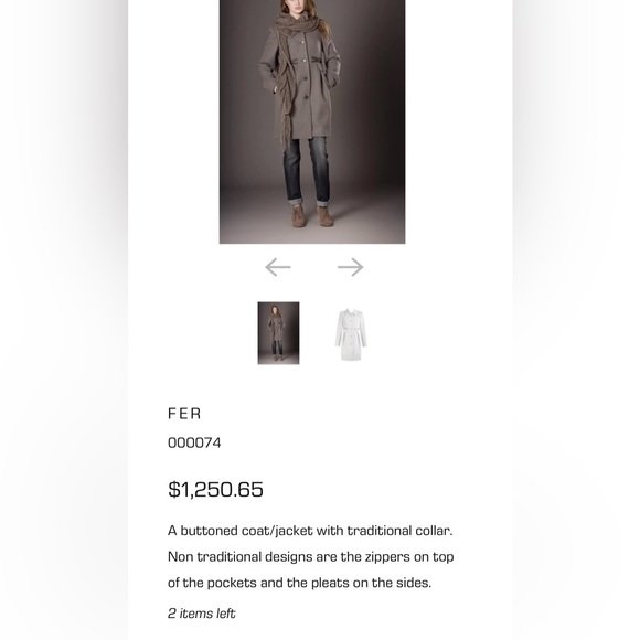 Cop Copine Luxury Wool Coat Size S - Picture 12 of 14